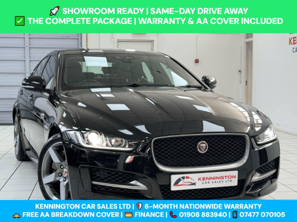 Jaguar XE 2.0I Gpf R-sport Euro 6 Ss 4Dr, Black
