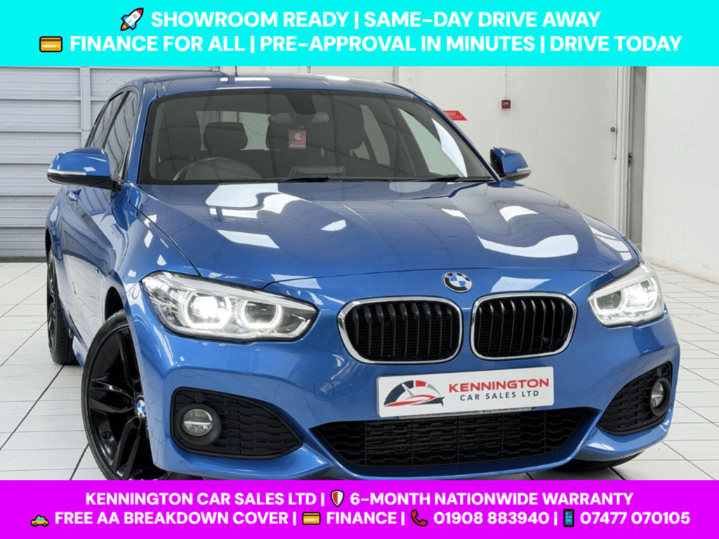 BMW 1 Series 2.0 120D M Sport Xdrive Euro 6 Ss Blue
