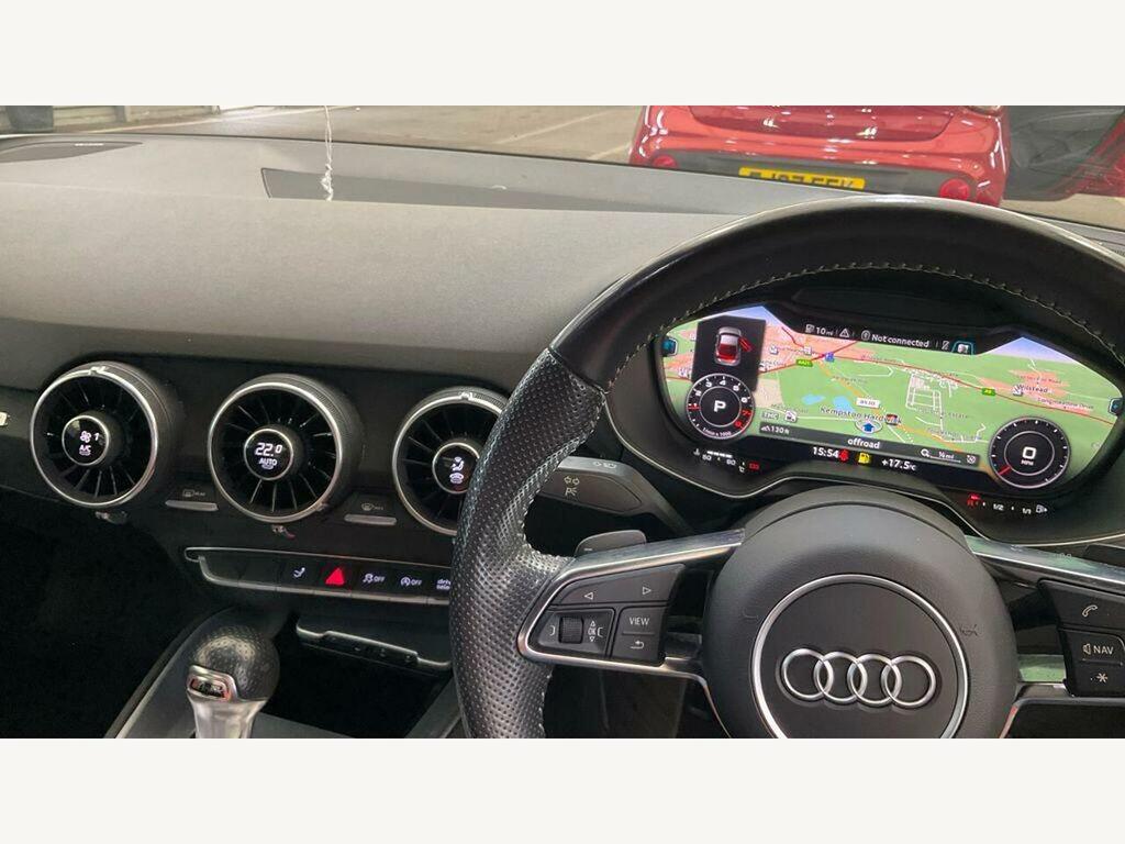 Audi TT 2.0 Tfsi S Line S Tronic Quattro Euro 6 Ss RK65LTU Black #6