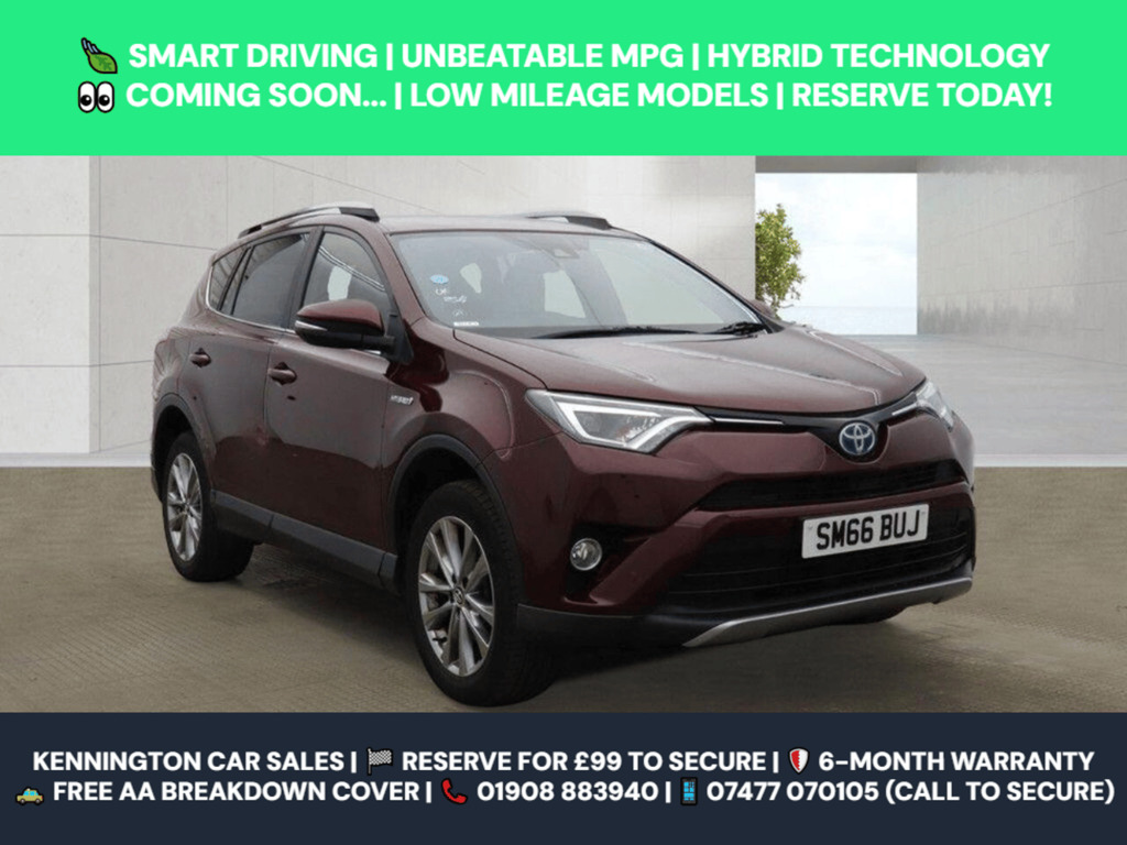 Toyota Rav 4 2.5 Vvt-h Excel Cvt 4Wd Euro 6 Ss Safety S Red