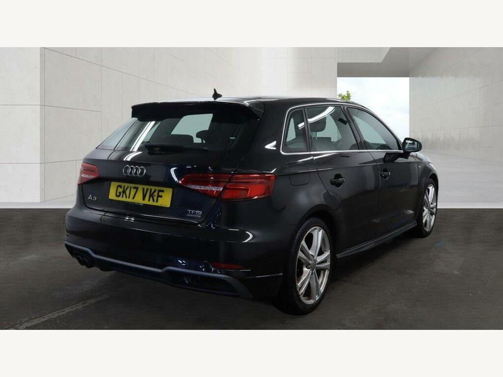 Audi A3 2.0 Tfsi S Line Sportback S Tronic Quattro Euro 6 Black #5