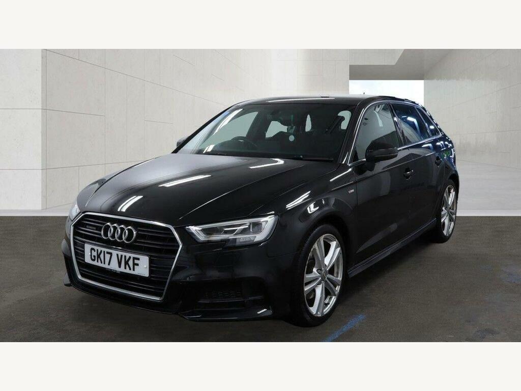 Audi A3 2.0 Tfsi S Line Sportback S Tronic Quattro Euro 6 Black