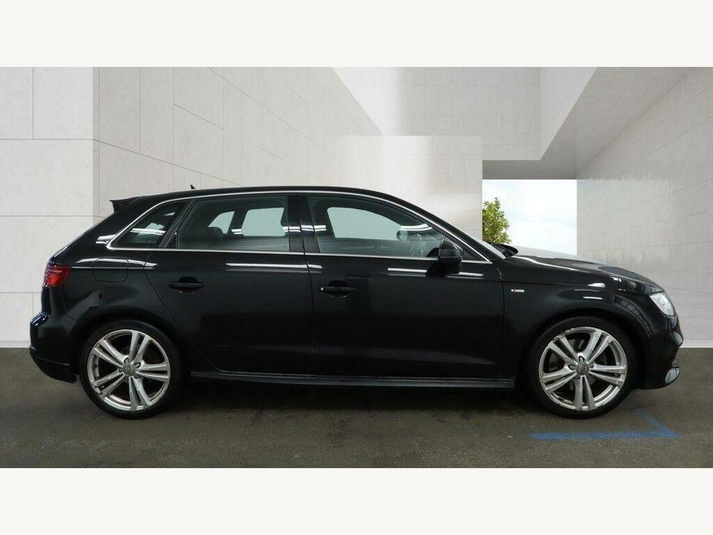 Audi A3 2.0 Tfsi S Line Sportback S Tronic Quattro Euro 6 Black #4