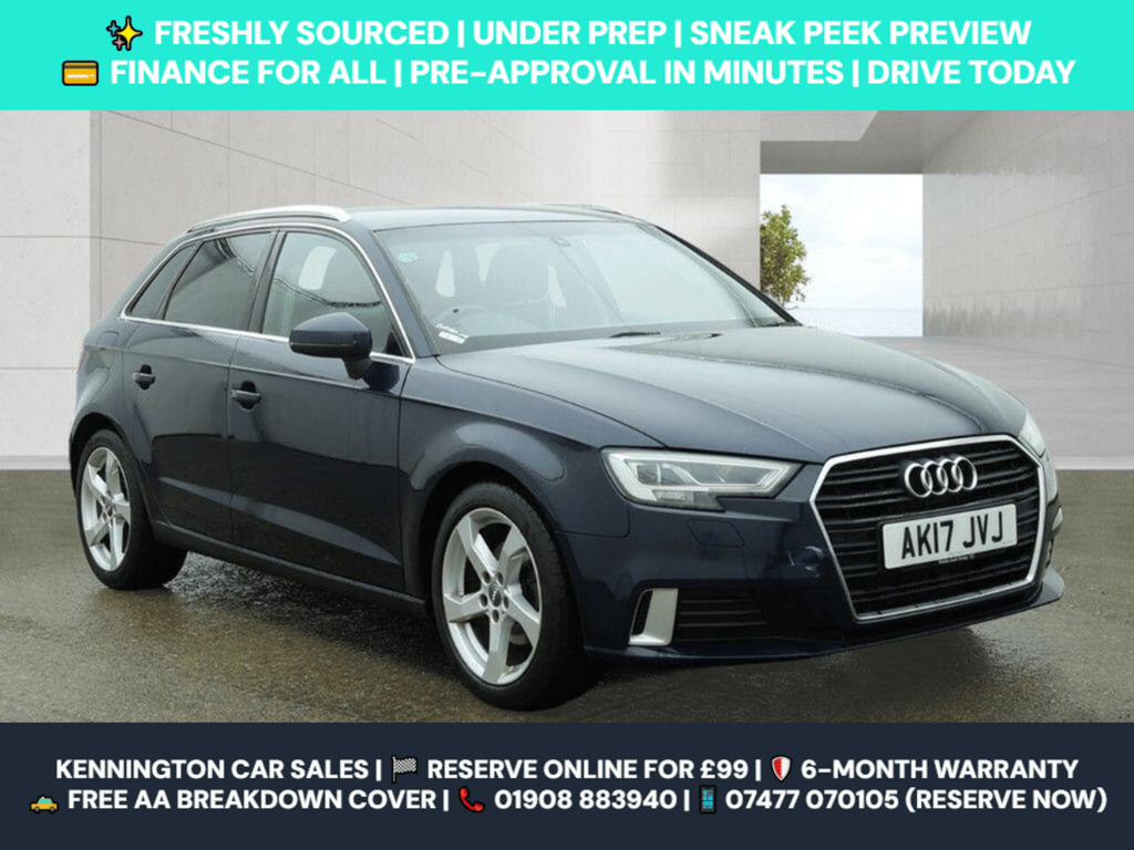 Audi A3 1.6 Tdi Sport Sportback Euro 6 Ss Blue