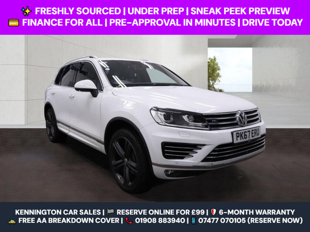 Volkswagen Touareg 3.0 Tdi V6 R-line Plus Tiptronic 4Wd Euro 6 Ss White