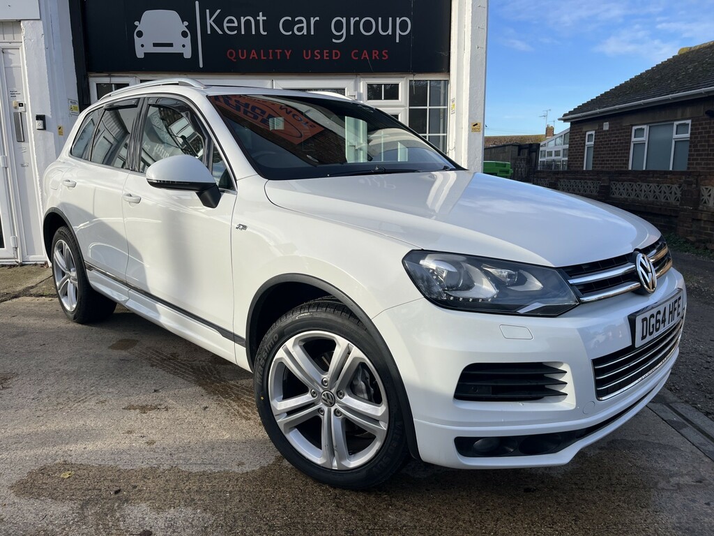 Volkswagen Touareg 3.0 Tdi V6 Bluemotion Tech R-line 201464 DG64HFE White #2
