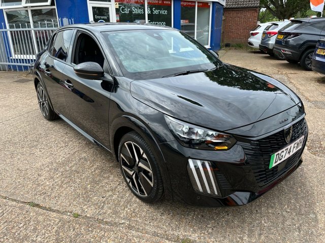 Peugeot e-208 50Kwh Gt Hatchback 7.4Kw Charge DG74FWH Black #5