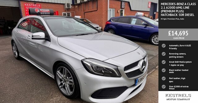 Mercedes-Benz A Class A200d Amg Line Premium Silver
