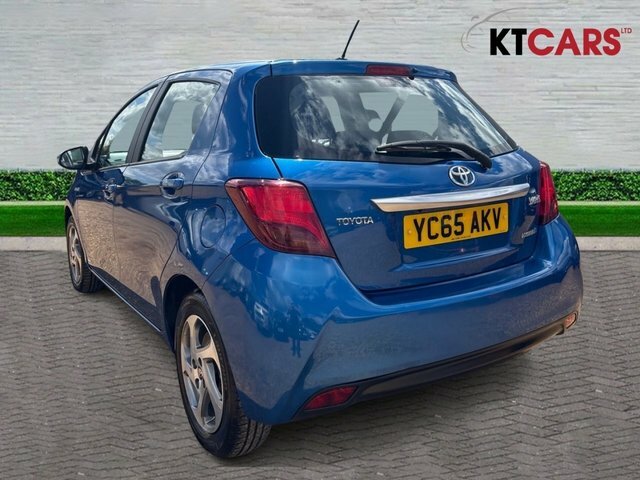 Toyota Yaris Vvt-h Icon Hatchback YC65AKV Blue #4