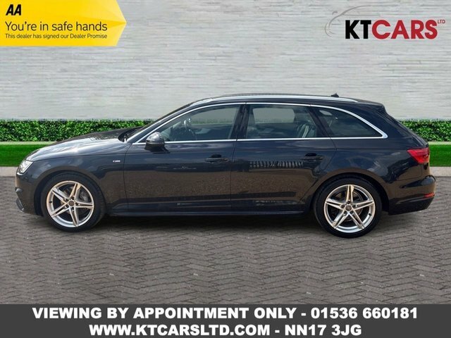 Audi A4 Avant Tdi S Line Estate KF16CXZ Blue #2