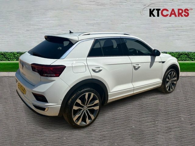 Volkswagen T-Roc Tdi R-line Suv LT69JJE White #6