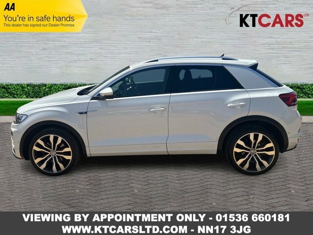 Volkswagen T-Roc Tdi R-line Suv LT69JJE White #3