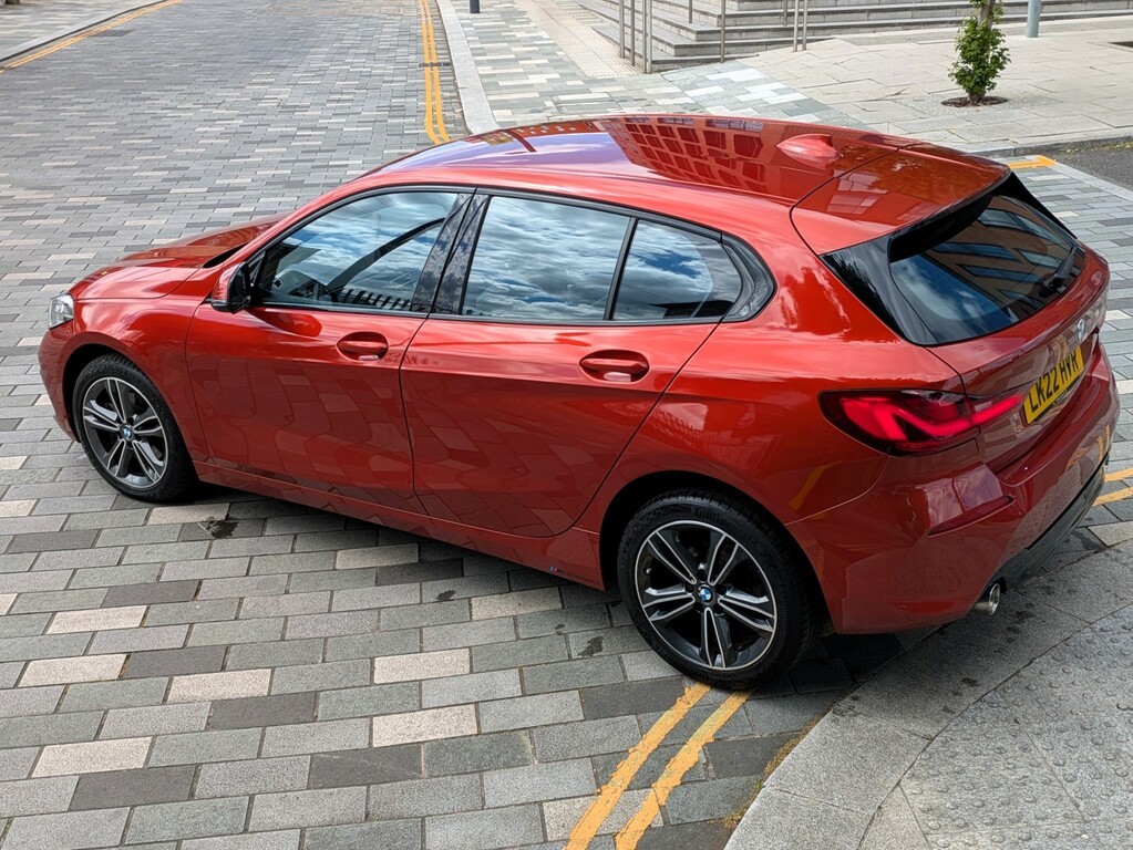 BMW 1 Series Hatchback 2.0 118D Sport 202222 LK22HVR Orange #6
