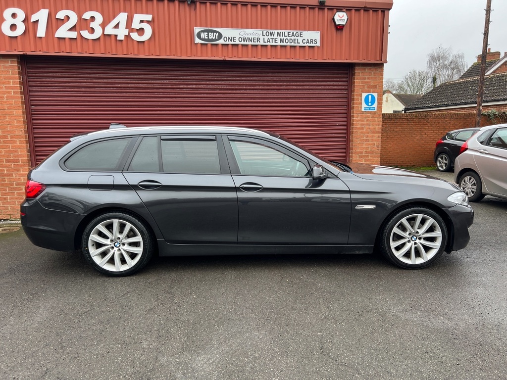 BMW 5 Series 520D Se Step Start Stop YG13LDN Grey #6
