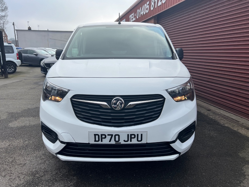 Vauxhall Combo 2300 1.5 Turbo D 100Ps H1 Sportive Van DP70JPU White #2