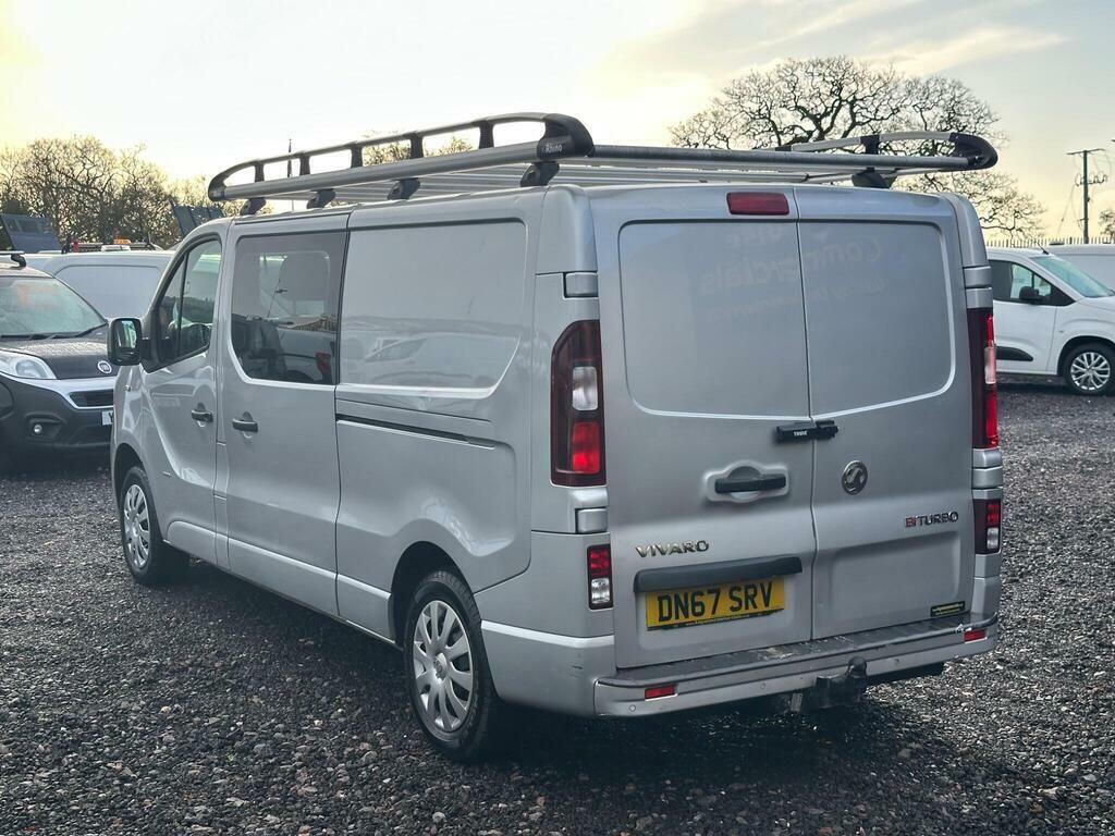 Vauxhall Vivaro 1.6 Cdti 2900 Biturbo Ecotec Sportive Crew Van L2 DN67SRV Silver #4
