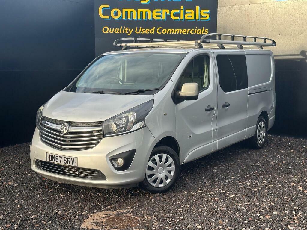Vauxhall Vivaro 1.6 Cdti 2900 Biturbo Ecotec Sportive Crew Van L2 DN67SRV Silver #2