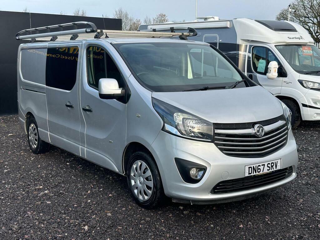 Vauxhall Vivaro 1.6 Cdti 2900 Biturbo Ecotec Sportive Crew Van L2 DN67SRV Silver #6