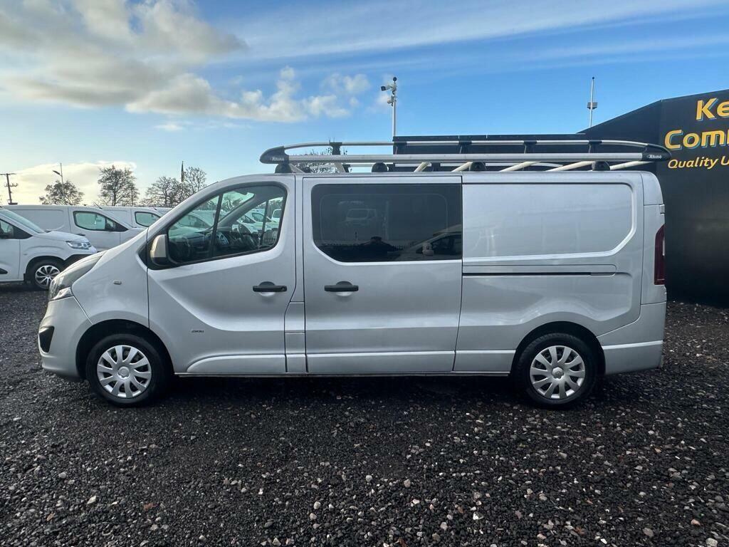 Vauxhall Vivaro 1.6 Cdti 2900 Biturbo Ecotec Sportive Crew Van L2 DN67SRV Silver #3