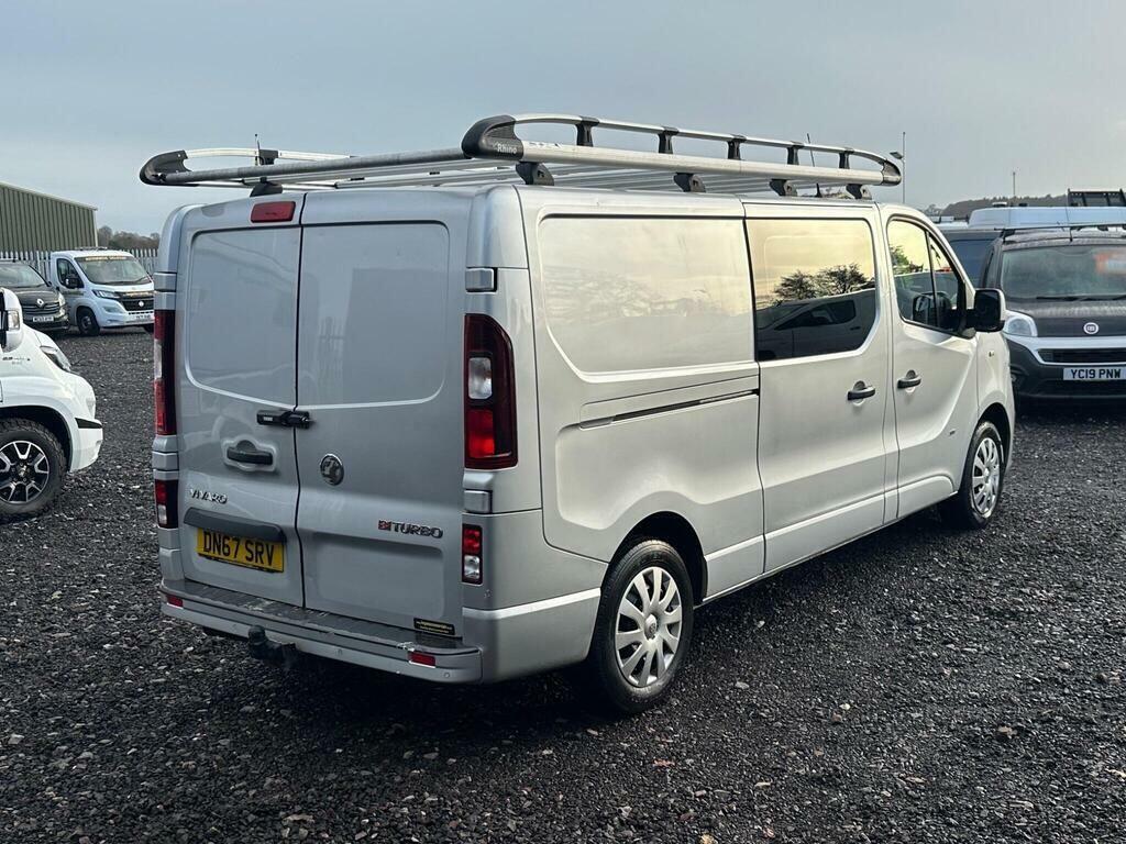 Vauxhall Vivaro 1.6 Cdti 2900 Biturbo Ecotec Sportive Crew Van L2 DN67SRV Silver #5