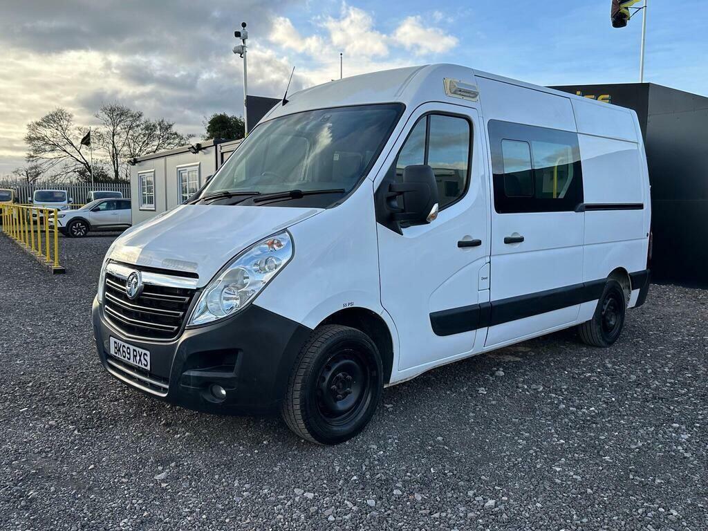 Vauxhall Movano 2.3 Cdti 3500 Fwd L2 H2 Euro 6 BK69RXS White #3