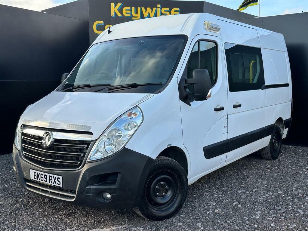 Vauxhall Movano 2.3 Cdti 3500 Fwd L2 H2 Euro 6 BK69RXS White #2
