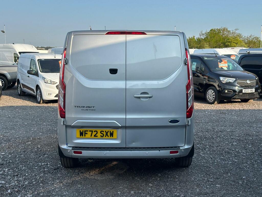Ford Transit Custom 2.0 320 Ecoblue Limited Crew Van L1 H1 Euro 6 Ss WF72SXW Silver #5