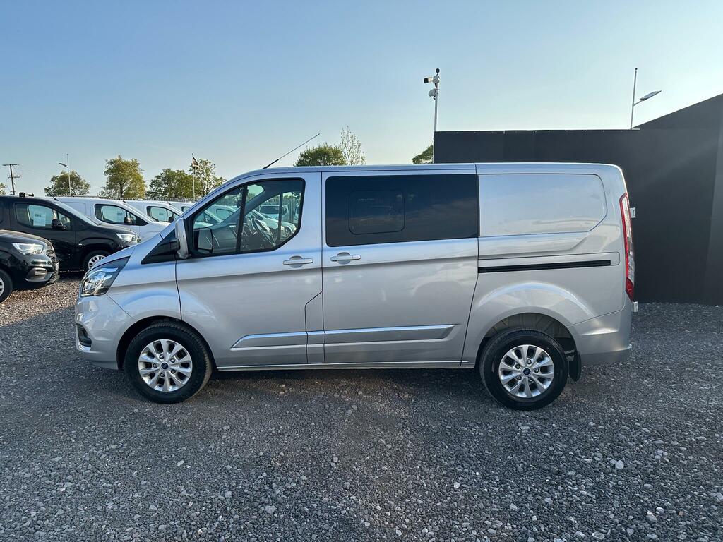 Ford Transit Custom 2.0 320 Ecoblue Limited Crew Van L1 H1 Euro 6 Ss WF72SXW Silver #3
