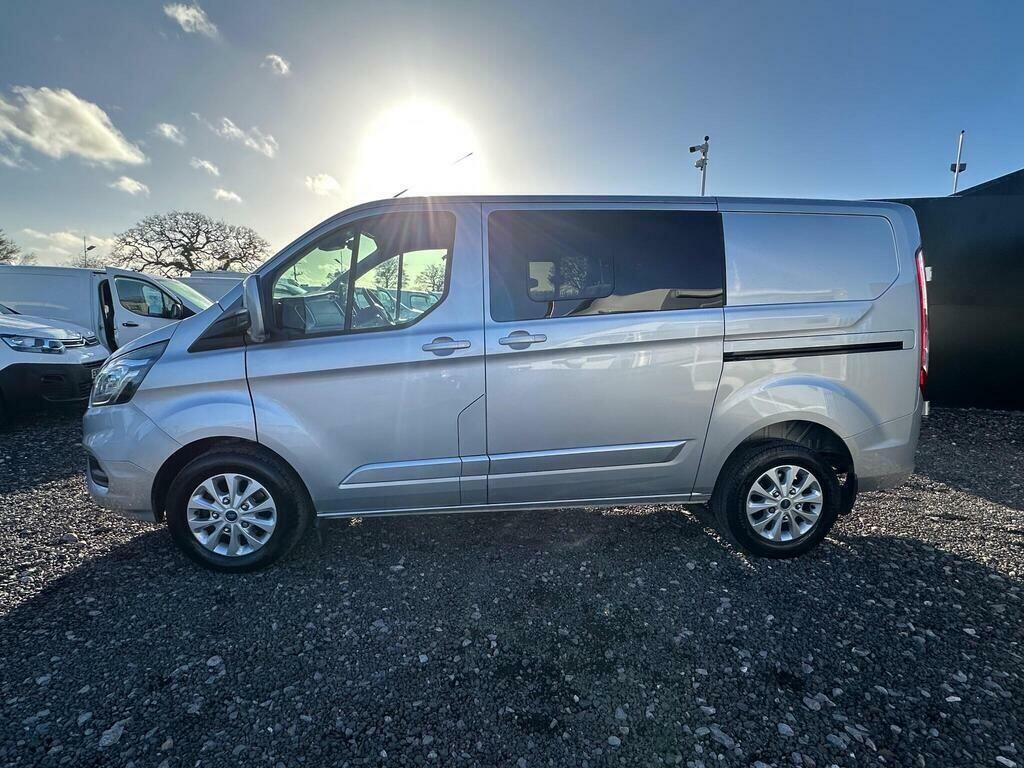 Ford Transit Custom 2.0 320 Ecoblue Limited Crew Van L1 H1 Euro 6 Ss WF72TNJ Silver #4