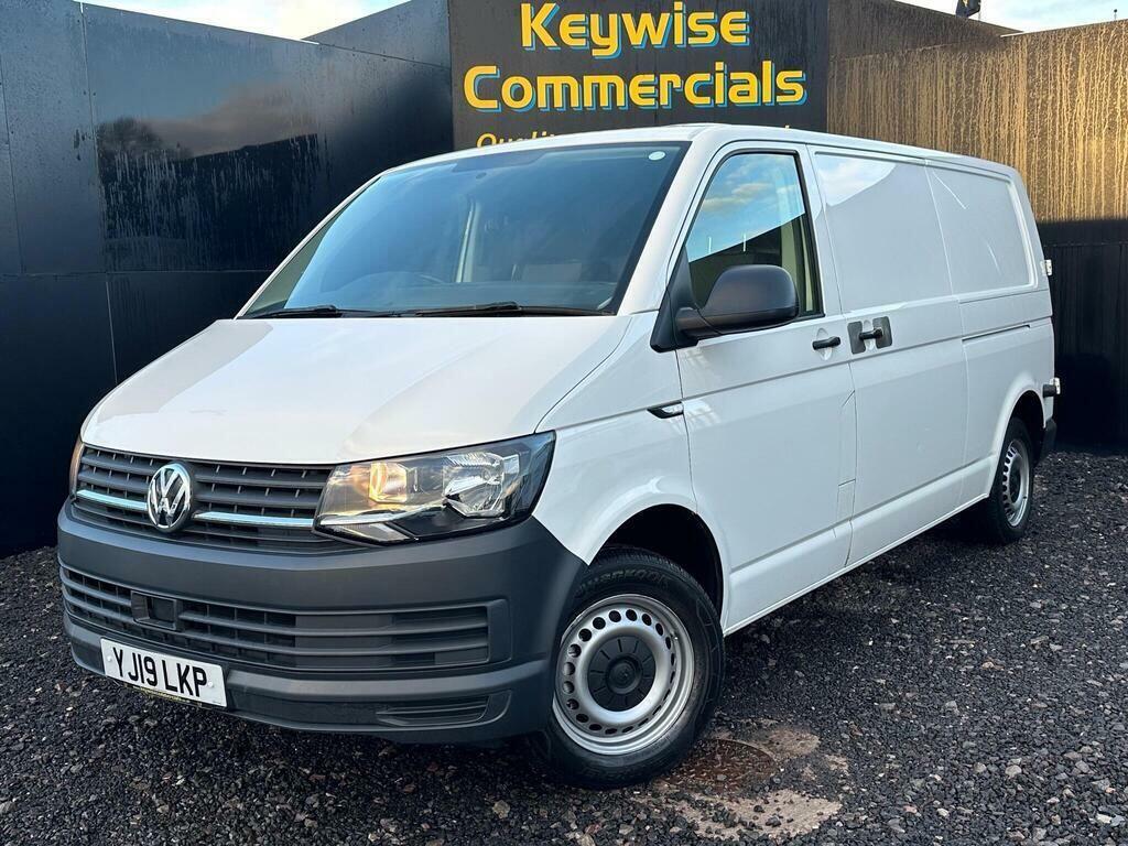 Volkswagen Transporter 2.0 Tdi T30 Bluemotion Tech Startline Fwd Lwb Euro YJ19LKP White #2