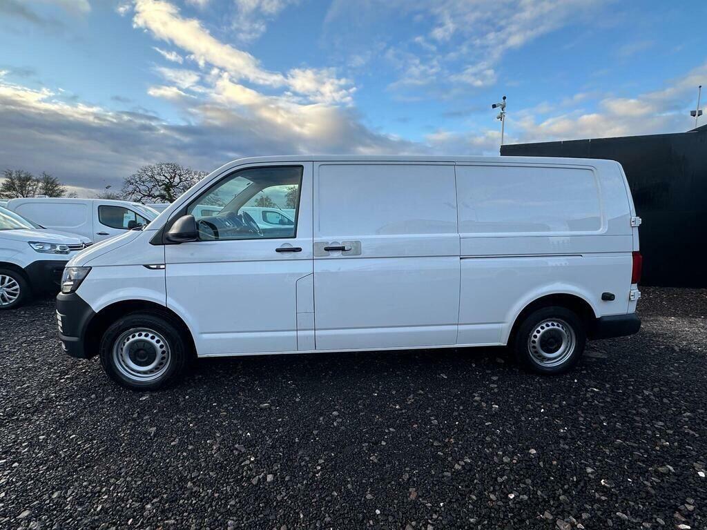 Volkswagen Transporter 2.0 Tdi T30 Bluemotion Tech Startline Fwd Lwb Euro YJ19LKP White #4