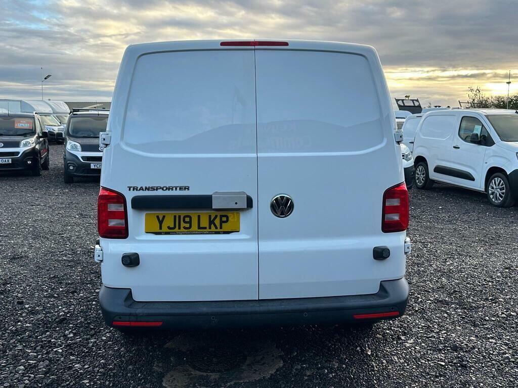 Volkswagen Transporter 2.0 Tdi T30 Bluemotion Tech Startline Fwd Lwb Euro YJ19LKP White #6