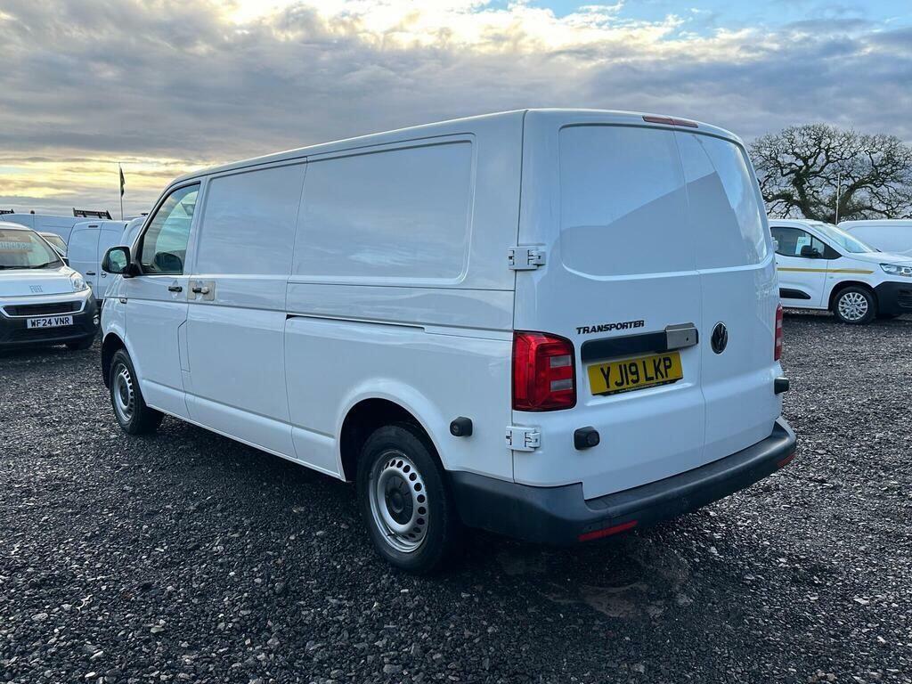 Volkswagen Transporter 2.0 Tdi T30 Bluemotion Tech Startline Fwd Lwb Euro YJ19LKP White #5