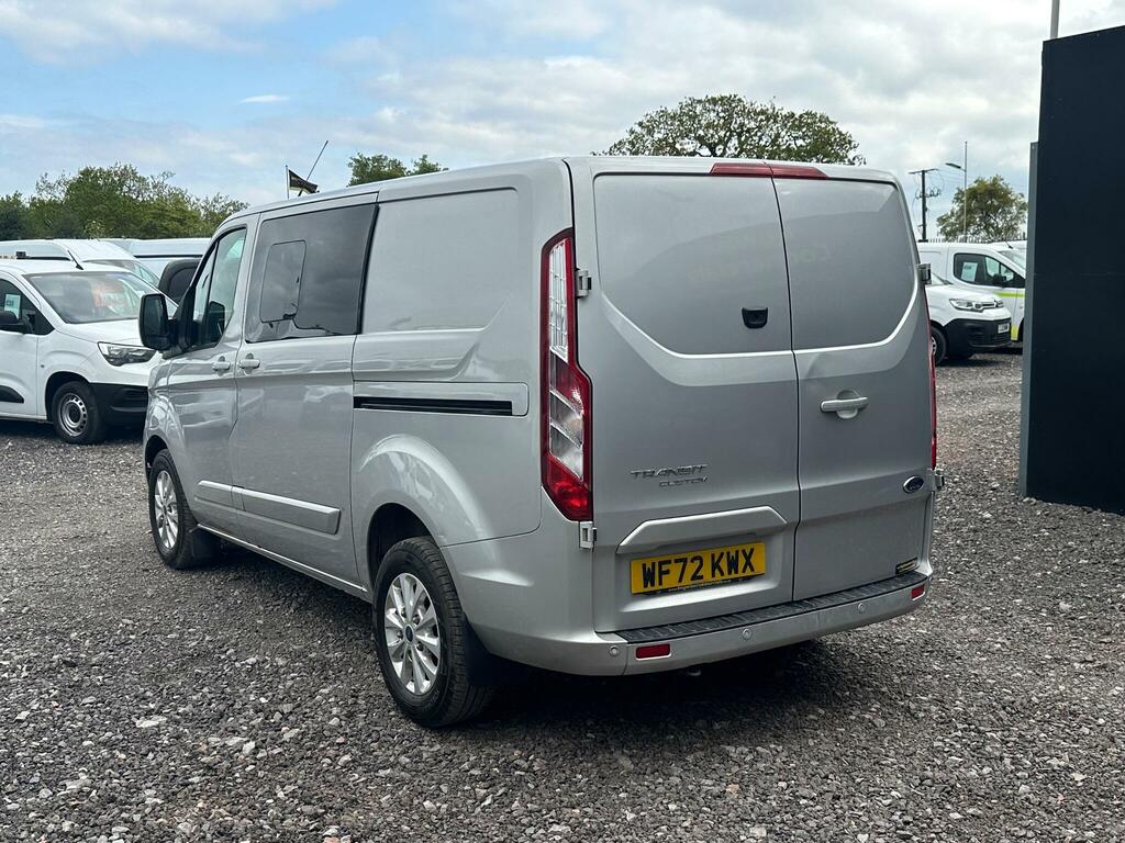 Ford Transit Custom 2.0 320 Ecoblue Limited Crew Van L1 H1 Euro 6 Ss WF72KWX Silver #4
