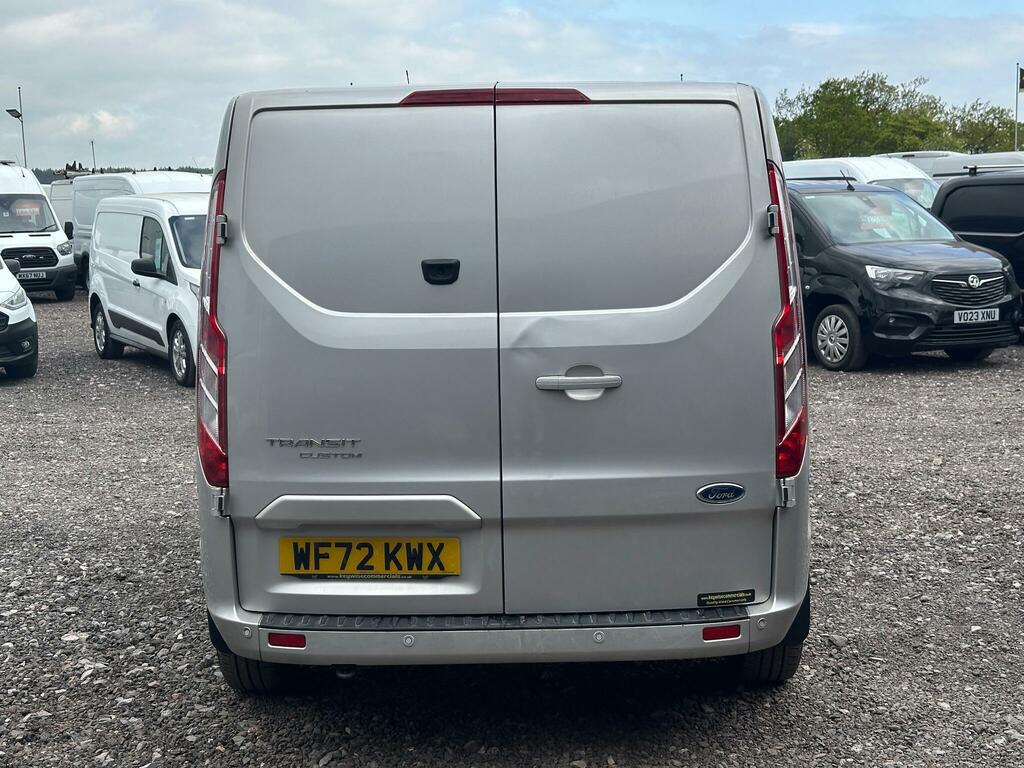 Ford Transit Custom 2.0 320 Ecoblue Limited Crew Van L1 H1 Euro 6 Ss WF72KWX Silver #5