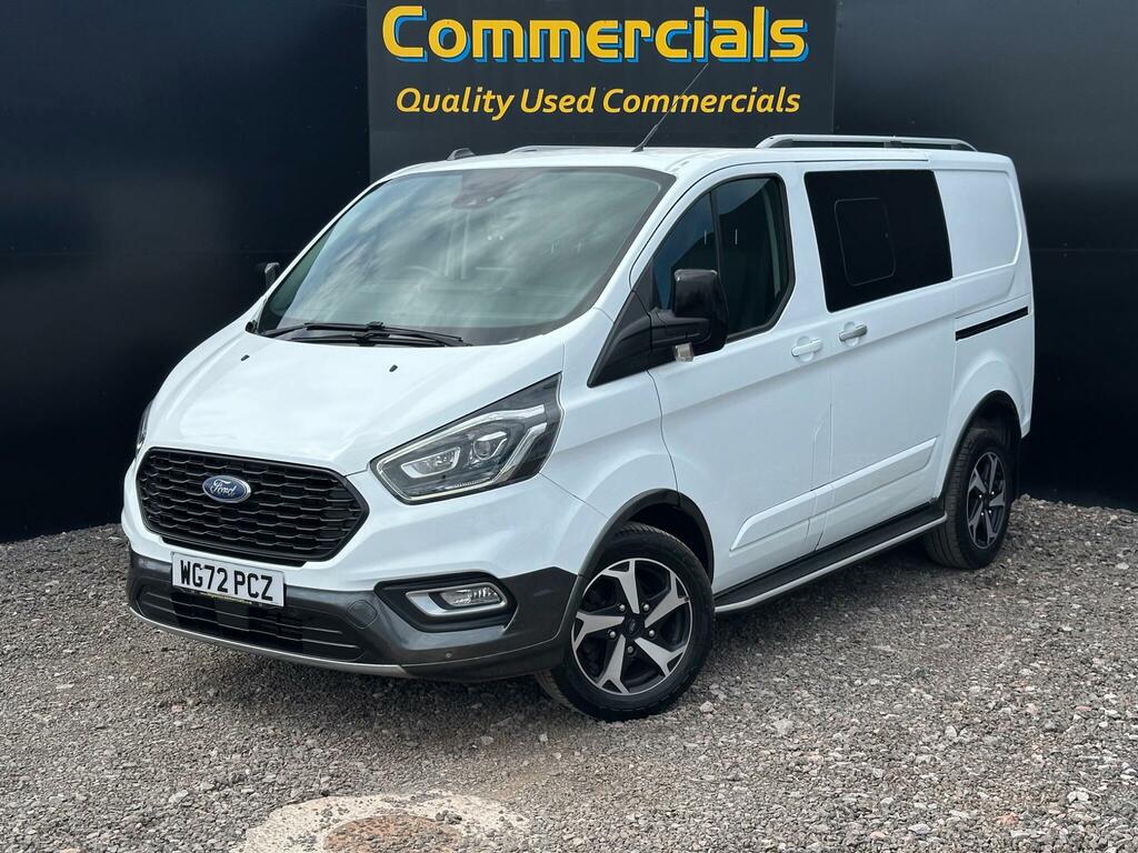 Ford Transit Custom 2.0 320 Ecoblue Active Crew Van L1 H1 Euro 6 Ss WG72PCZ White #2