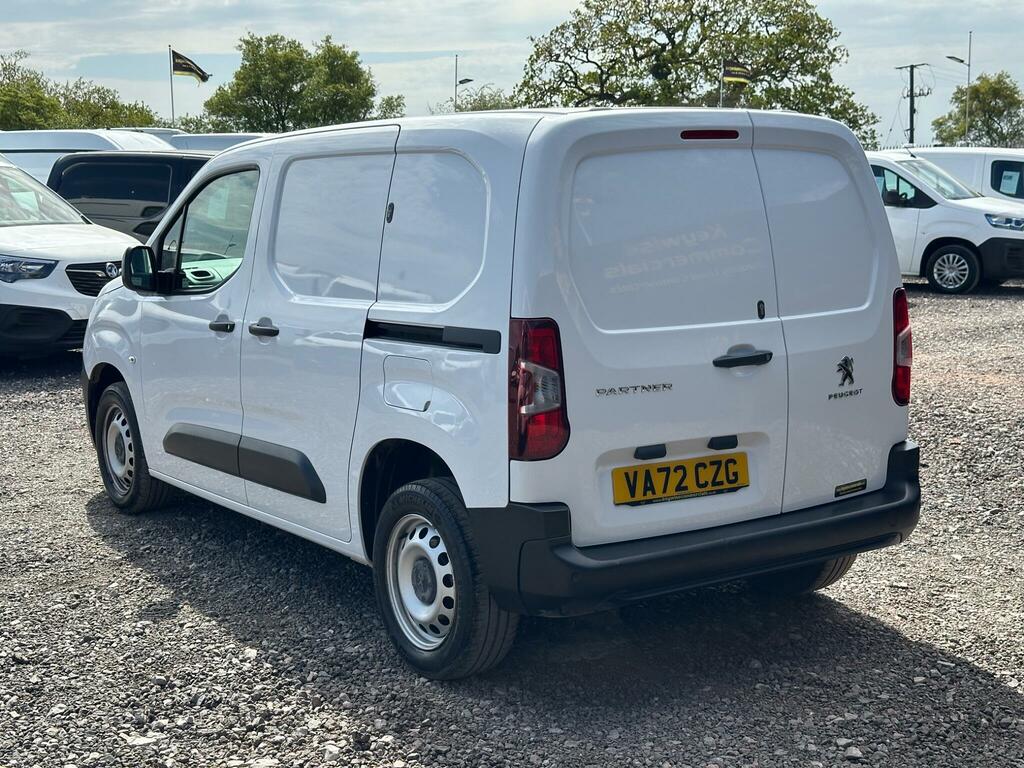 Peugeot Partner 1.5 Bluehdi 1000 Professional Premium Standard P VA72CZG White #4