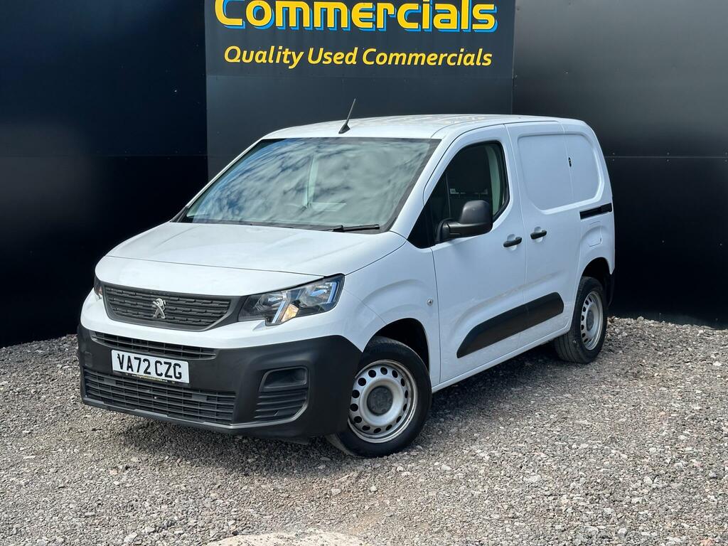 Peugeot Partner 1.5 Bluehdi 1000 Professional Premium Standard P VA72CZG White #2