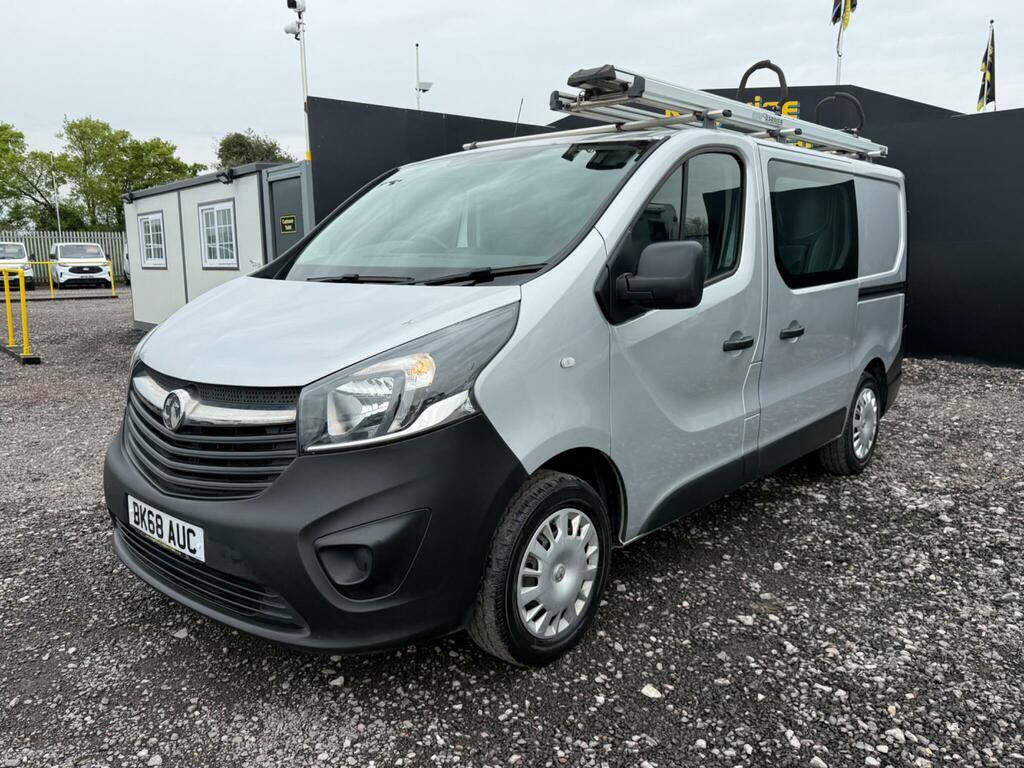 Vauxhall Vivaro 1.6 Cdti 2900 Crew Van L1 H1 Euro 6 Ss 6 S BK68AUC Silver #3