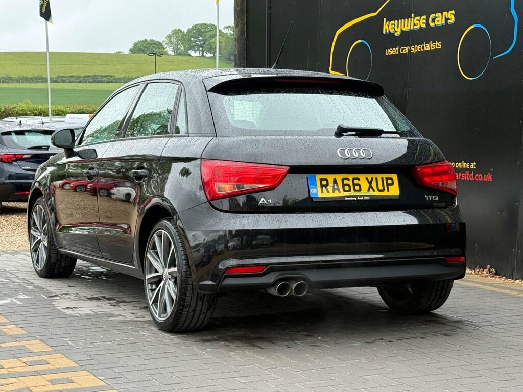 Audi A1 1.4 Tfsi Sport Sportback S Tronic Euro 6 Ss RA66XUP Black #3