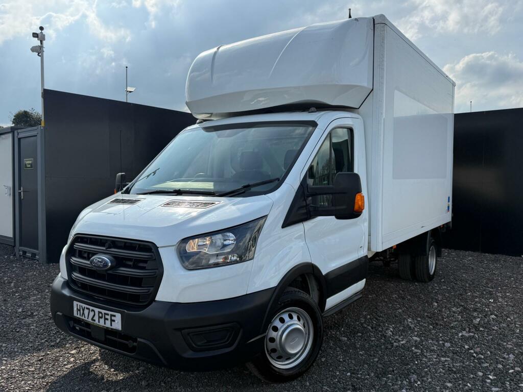 Ford Transit Custom 2.0 350 Ecoblue Leader Luton Rwd HX72PFF White #2