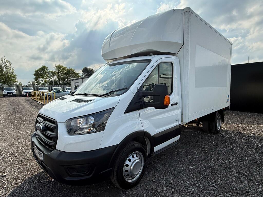 Ford Transit Custom 2.0 350 Ecoblue Leader Luton Rwd HX72PFF White #3