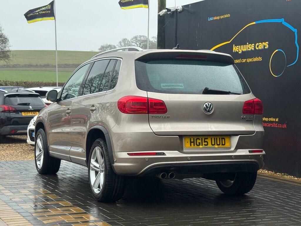 Volkswagen Tiguan 2.0 Tdi Bluemotion Tech R-line Dsg 4Wd Euro 5 Ss HG15UUD Beige #3