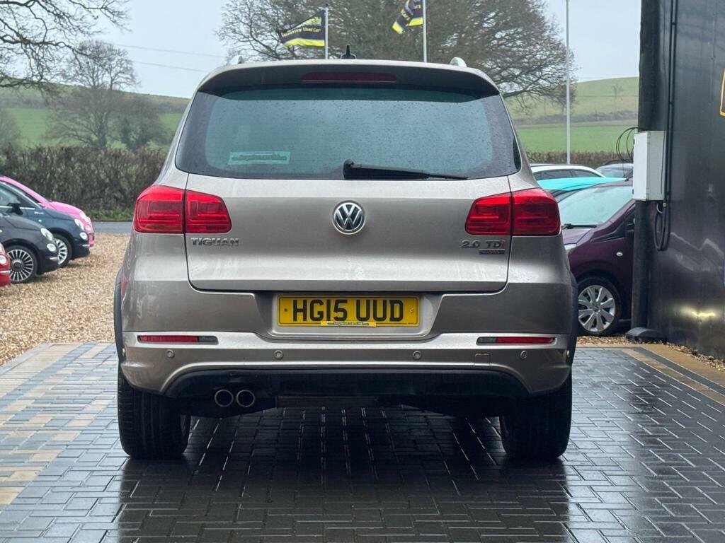Volkswagen Tiguan 2.0 Tdi Bluemotion Tech R-line Dsg 4Wd Euro 5 Ss HG15UUD Beige #4