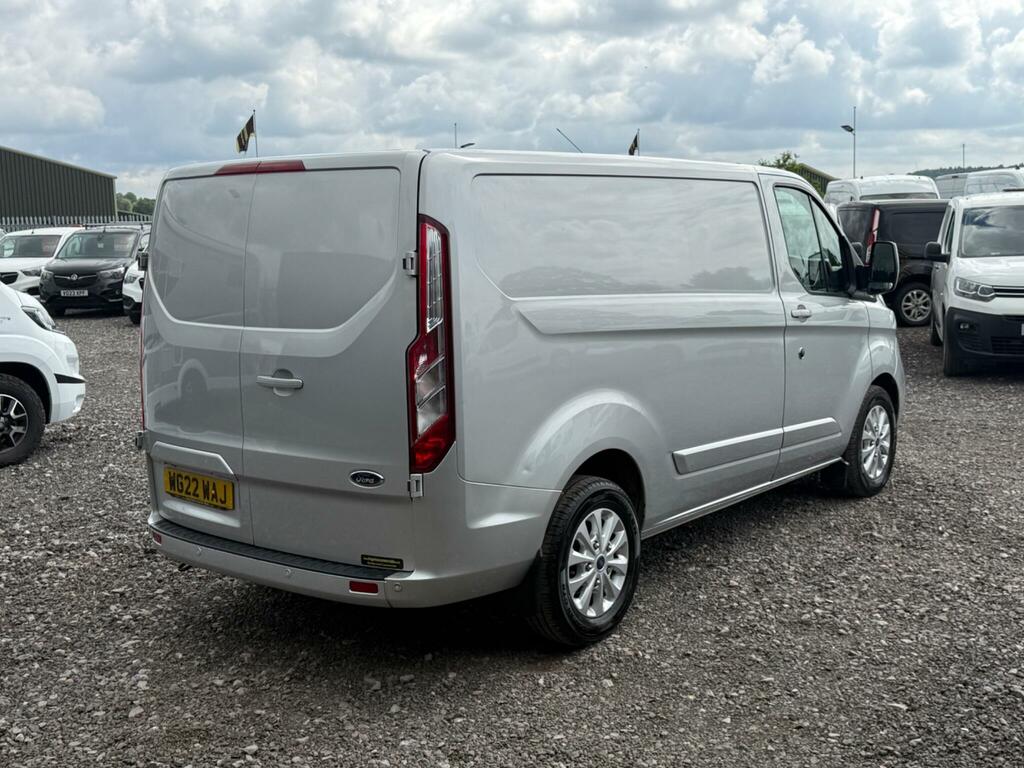 Ford Transit Custom 2.0 300 Ecoblue Limited L1 H1 Euro 6 Ss WG22WAJ Silver #6