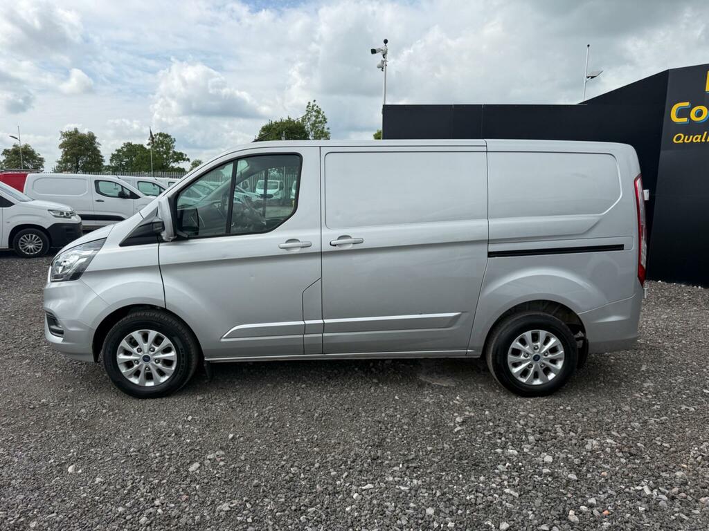 Ford Transit Custom 2.0 300 Ecoblue Limited L1 H1 Euro 6 Ss WG22WAJ Silver #3