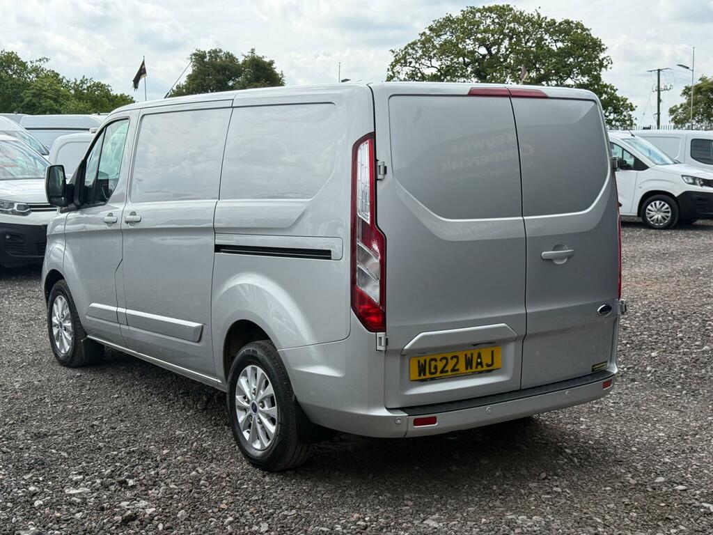 Ford Transit Custom 2.0 300 Ecoblue Limited L1 H1 Euro 6 Ss WG22WAJ Silver #4