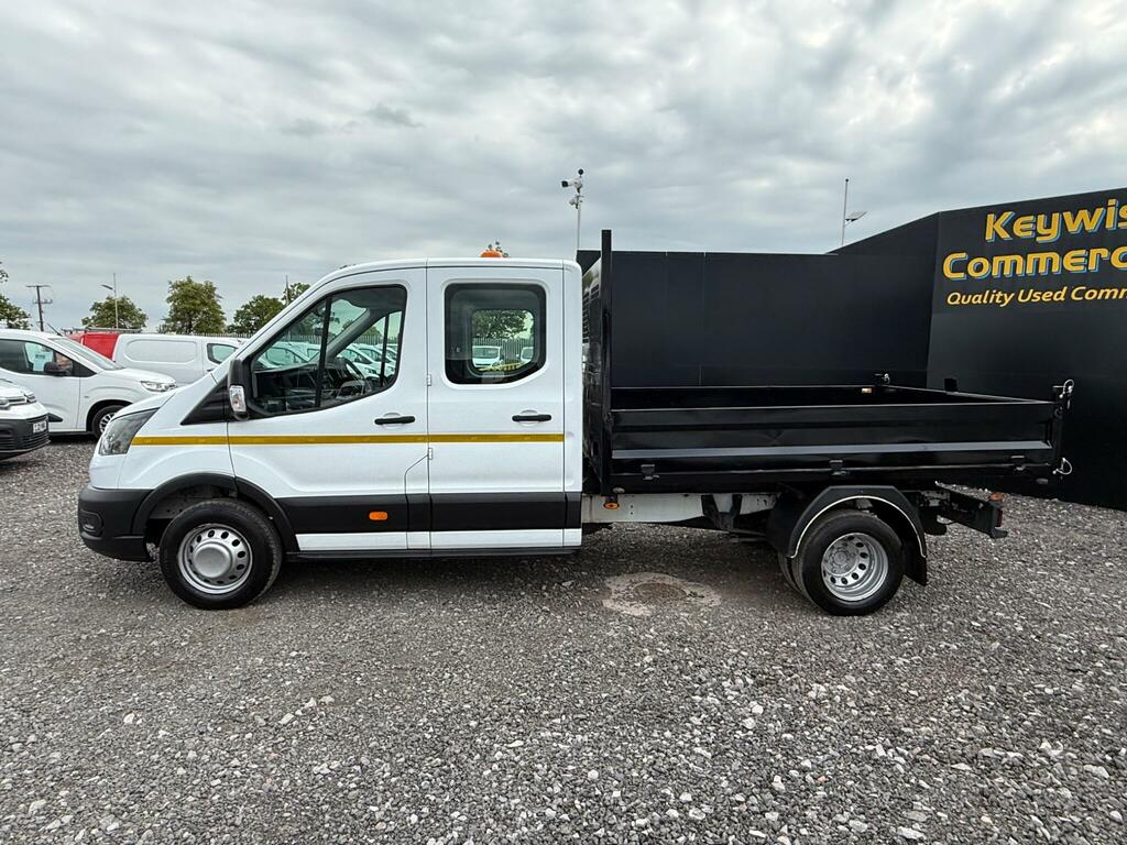 Ford Transit Custom 2.0 350 Ecoblue Leader Tipper Double Cab Diese WP70YCN White #3
