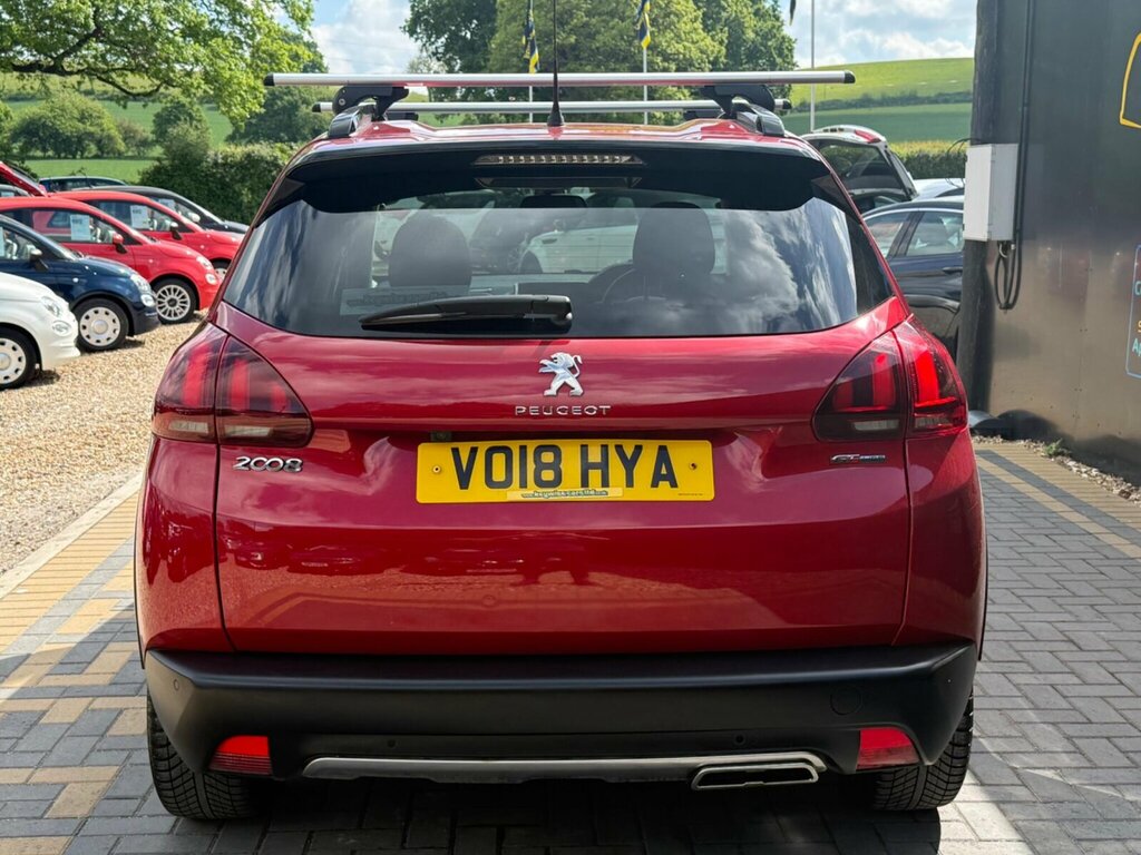 Peugeot 2008 1.2 Puretech Gt Line Euro 6 Ss VO18HYA Red #4