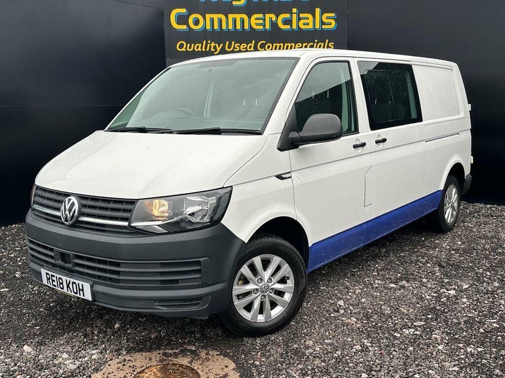 Volkswagen Transporter 2.0 Tdi T32 Bluemotion Tech Startline Kombi Fwd Lw RE18KOH White #2